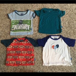 Lot of baby boy kickee pants shirts 0-3 months